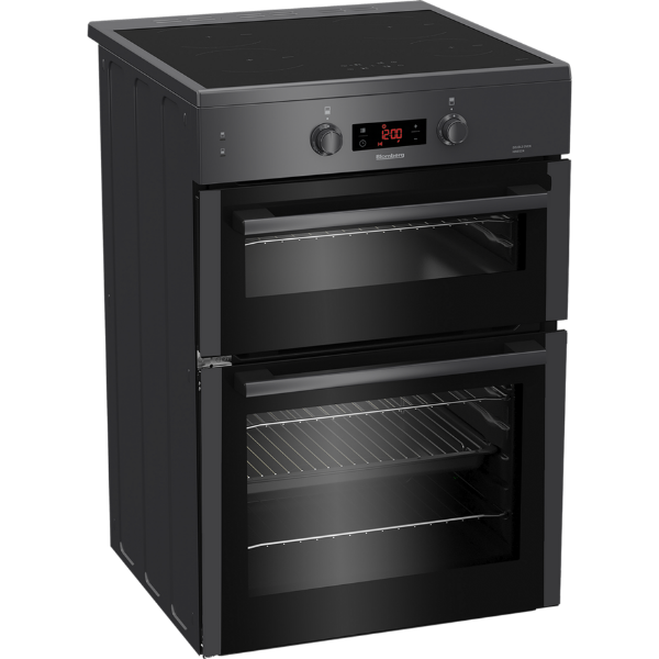 Blomberg HIN651N 60cm Double Oven Electric Cooker with Induction Hob - Anthracite_side