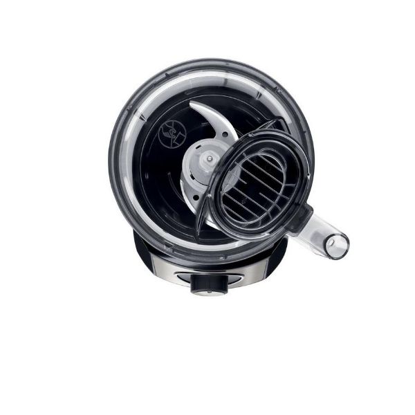 Bosch MCM3501MGB MultiTalent 3 Compact 800W Food Processor - Black & Stainless Steel_open