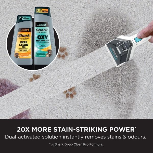 Shark EX200UK CarpetXpert Deep Carpet Cleaner with Built-In StainStriker - Rotator White_info2