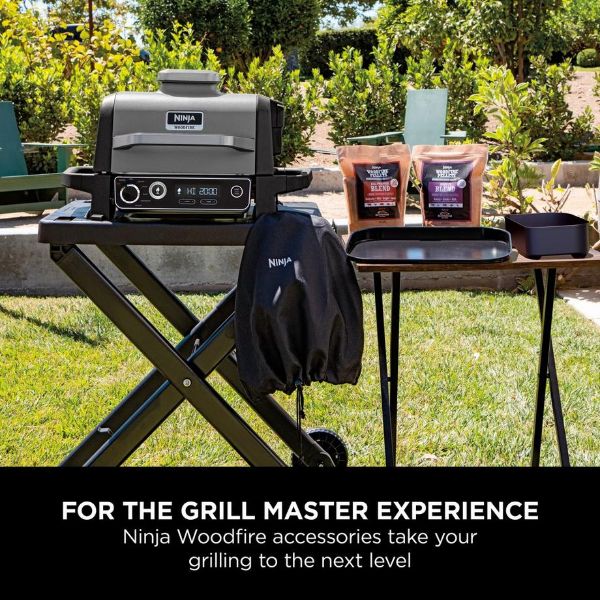 Ninja XSKGRIDPLTEUK Woodfire Electric BBQ Flat Plate - Black_info
