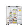Hisense RS694N4TIE 91cm No Frost American Style Fridge Freezer - Stainless Steel_open