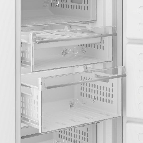 Blomberg FNT4454I 54cm Integrated Frost Free Freezer - White_open