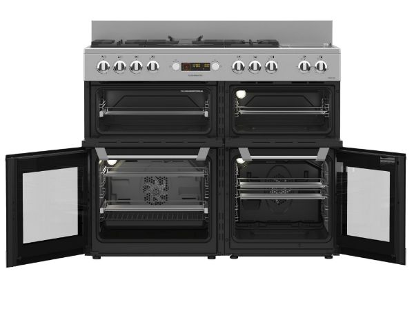 Picture of Leisure CS110F722X Cuisinemaster 110cm Dual Fuel Range Cooker with Three Ovens in Stainless Steel