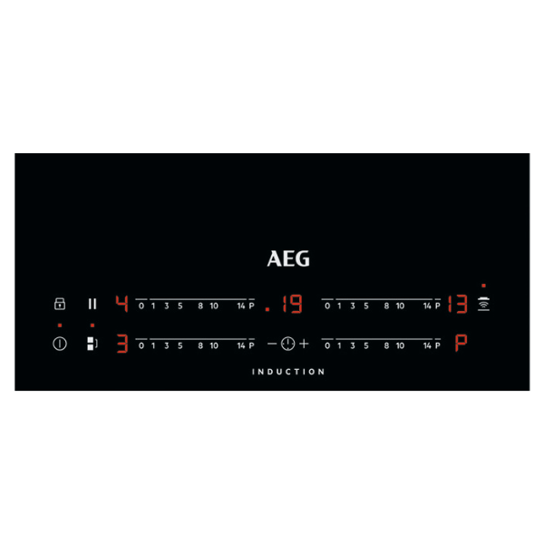 Picture of AEG IKE84441FB 80cm Bridge Induction Hob in Black