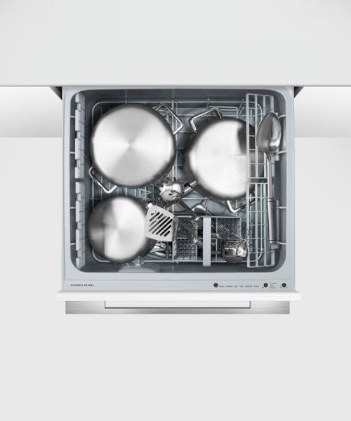 Fisher Paykel DD60SHTI9 Integrated Tall Single DishDrawer™ DishwasherOpenFull