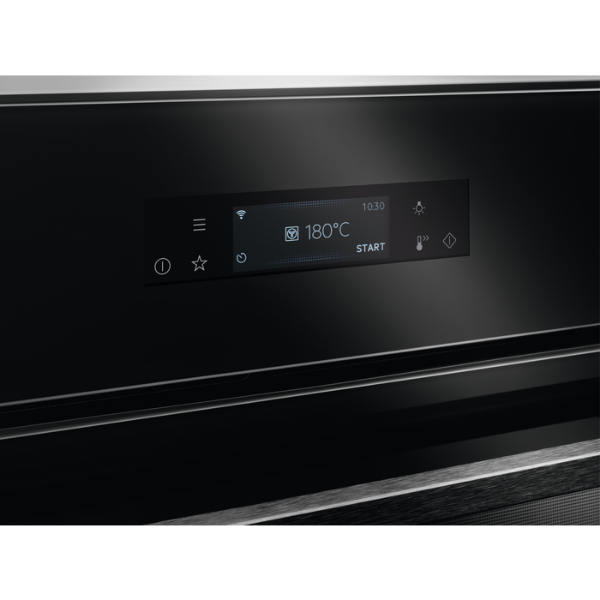 Picture of AEG KMK768080B 59.5cm Built In Combination Microwave Compact Oven in Black