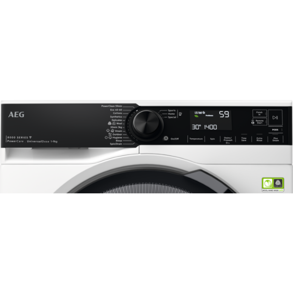 Picture of AEG LFR84946UC 9kg 1400 Spin PowerCare Washing Machine
