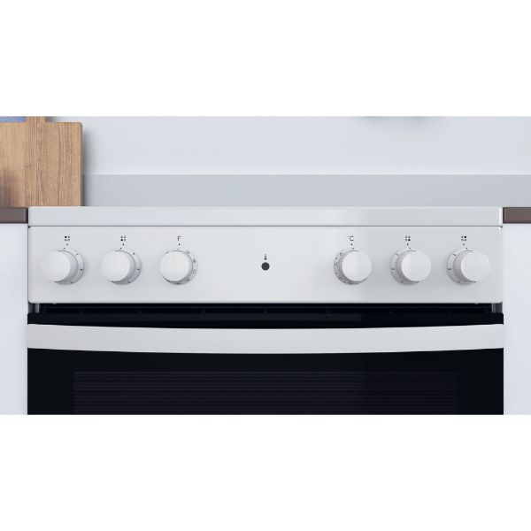 Picture of Indesit IS67V5KHW 60cm Freestanding Electric Cooker with Ceramic Hob