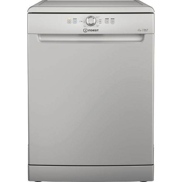 Picture of Indesit D2F HK26 S UK Full Size Dishwasher in Silver