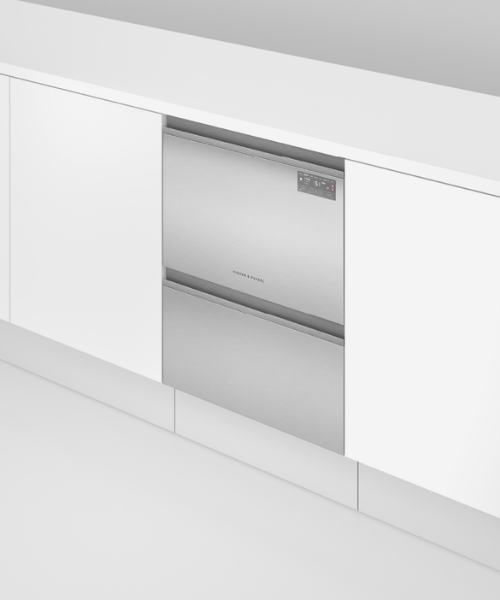 Fisher and Paykel DD60D2HNX9 Series 7 Double DishDrawer™ Stainless SteelClosed