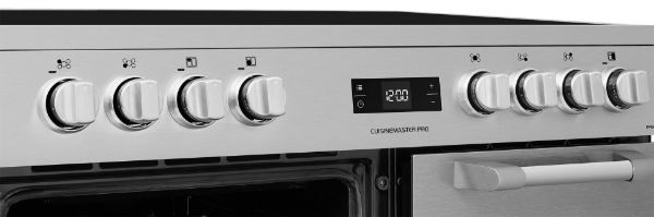 Picture of Leisure PR90C530X Cuisinemaster Pro 90cm Electric Range Cooker with Three Ovens in Stainless Steel