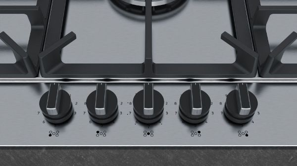 Neff T29DS69N0 N 70 90cm Gas Hob in Stainless Steel_knobs