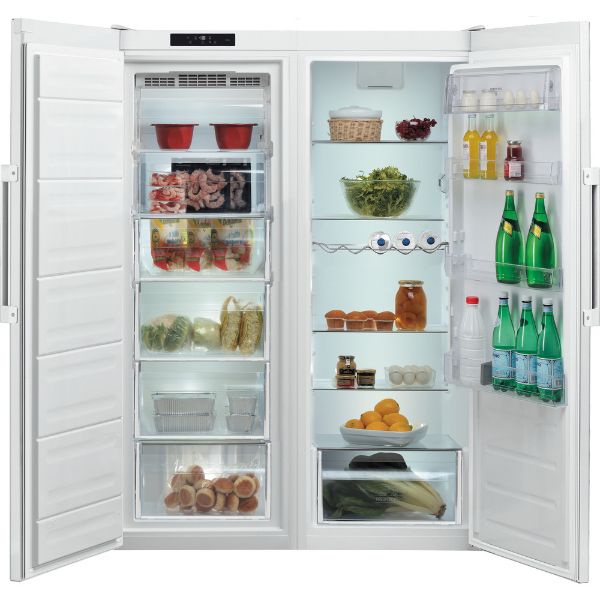 Hotpoint UH6F2CW Freestanding Tall Freezer_with fridge