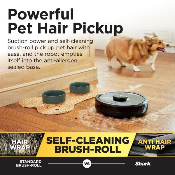 Shark RV2620WAUK 2-in-1 Robot Vacuum Cleaner and Mop_pet hair
