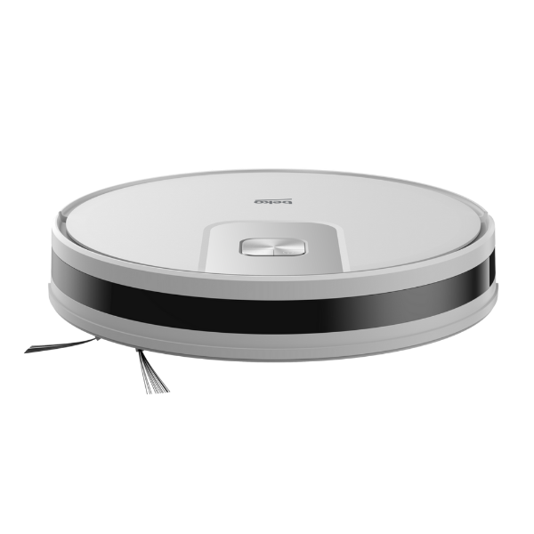 Beko VRR60314VW Robot Vacuum Cleaner - 150 Minutes Run Time - White_side