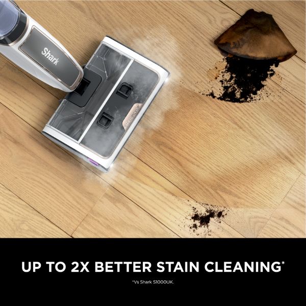 Shark SD200UK SteamPickUp Hard Floor Cleaner - White_stain cleaning