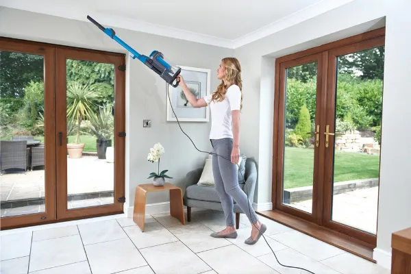 Shark HZ4000UKT PowerDetect Corded Stick Vacuum Cleaner - Dark Teal_ceiling