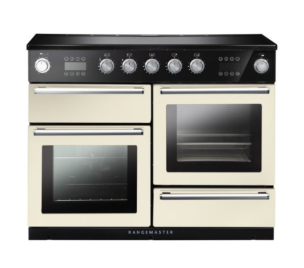 Rangemaster 119850 Nexus Steam 110 Induction Range Cooker in Ivory with Chrome Trim - NEX110SOEIIV/C
