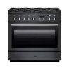 Rangemaster 123260 Professional+ FX 90 Dual Fuel Range Cooker in Slate with Chrome Trim - PROP90FXDFFSL/C