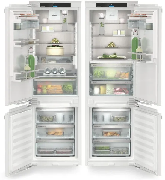 Liebherr IXCC5155 BioFresh, DuoCooling, NoFrost, SoftSystem, 6 Freezer Drawers, SmartSteel interior back, Door on Door_open1