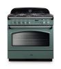 Rangemaster 128250 Classic FX 90 Dual Fuel Range Cooker in Mineral Green with Chrome Trim - CLAS90FXDFFMG/C