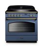 Rangemaster 131810 Classic FX 90 Induction Range Cooker in  Stone Blue with Brass Trim - CLAS90FXEISB/B