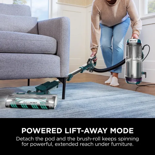 Shark AZ3900UKT PowerDetect Powered Lift-Away Upright Vacuum Cleaner - Dark Teal_powered lift-away mode