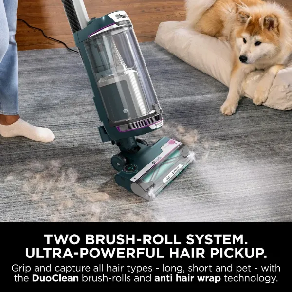 Shark AZ3900UKT PowerDetect Powered Lift-Away Upright Vacuum Cleaner - Dark Teal_two brush-roll system