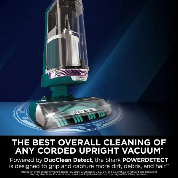 Shark AZ3900UKT PowerDetect Powered Lift-Away Upright Vacuum Cleaner - Dark Teal_best overall cleaning