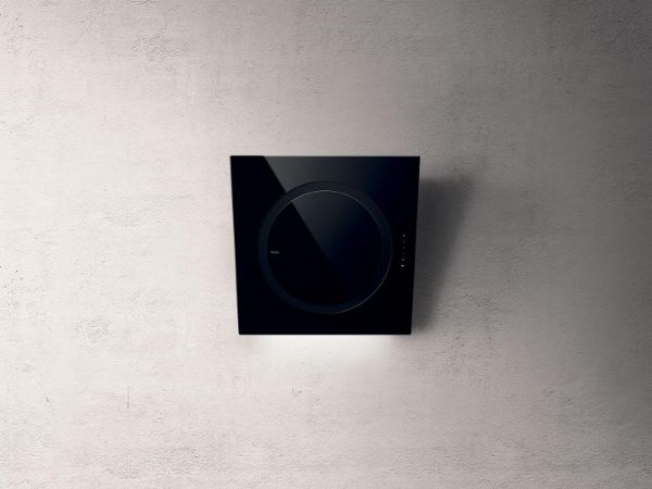 Elica IO-AIR-BLK Io Air 75cm Cooker Hood in Black Glass_main