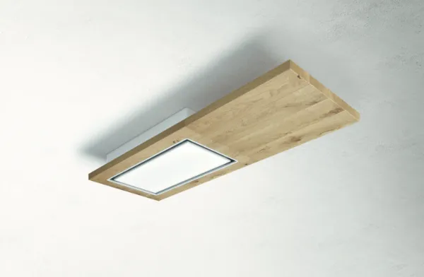Elica LULL-AT-NAT-DO Lullaby 90cm Cooker Hood in Natural Wood - Duct Out_lighting