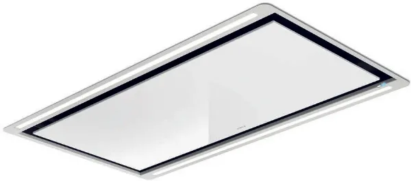 Elica HILIGHT-GLS-16 HiLight 16cm High White Glass Cooker Hood_integrated