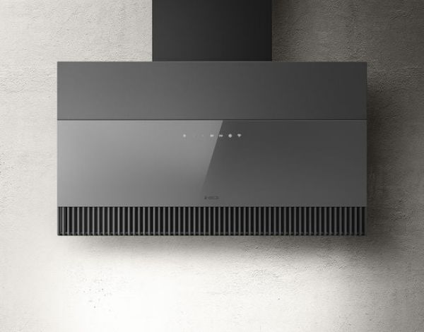 Elica SUPER-PLAT-GR 90cm Super Plat Wall Mounted Cooker Hood in Grey_main
