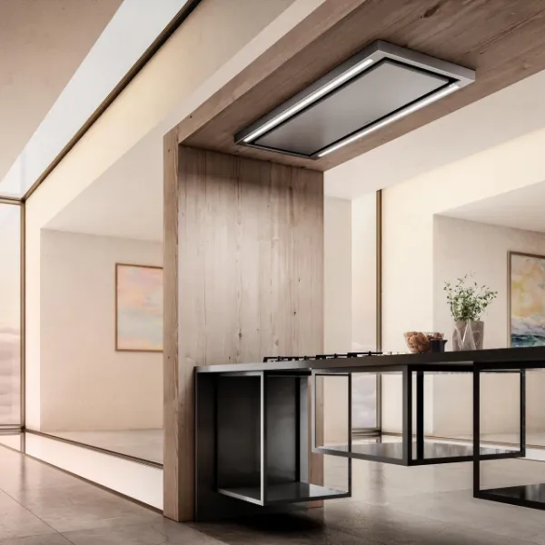 Elica CLOUD-SEVEN-DO Cloud Seven 90cm Cooker Hood in Stainless Steel- Duct Out_room view