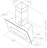 Elica BLOOM-LUX-WH Bloom S Lux Wall-Mounted Angled Cooker Hood in White_dimensions