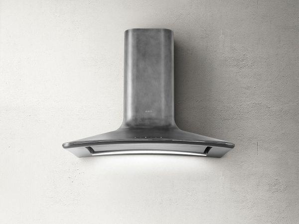 Elica DOLCE-PELX-CH Dolce 85cm Cooker Hood in Peltrox Machined Stainless Steel with Chimney Extension_main