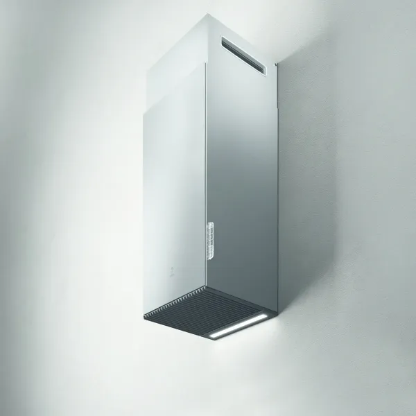 Elica HAIKU-32-SS Haiku 32cm Wall-Mounted Chimney Cooker Hood in Stainless Steel_side