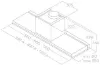 Elica LEVER-90 90cm Wide Integrated Hood in Stainless Steel_dimensions
