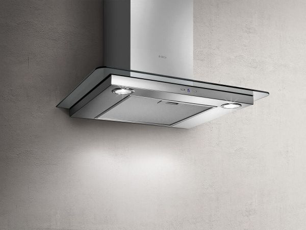 Elica TRIBE-A-60 Tribe A 60cm Flat Cooker Hood in Glass/Stainless Steel_main