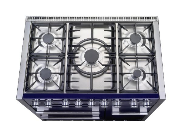 Mercury MCY1000DFBB 93190 1000 Dual Fuel Range Cooker in Blueberry with Chrome Trim_hob