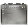 Mercury MCY1200DFSS 91570 1200 Dual Fuel Range Cooker in Stainless Steel with Chrome Trim_main