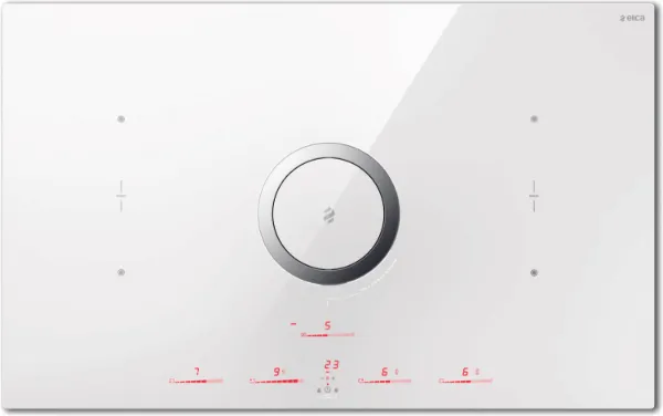 Elica NT-SWITCH-WH-DO NikolaTesla SWITCH 83cm Induction Hob in White - Duct Out_main