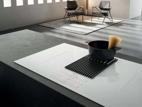 Elica NT-LIBRA-WH-DO NikolaTesla LIBRA 83cm Induction Hob in White - Duct Out_hob