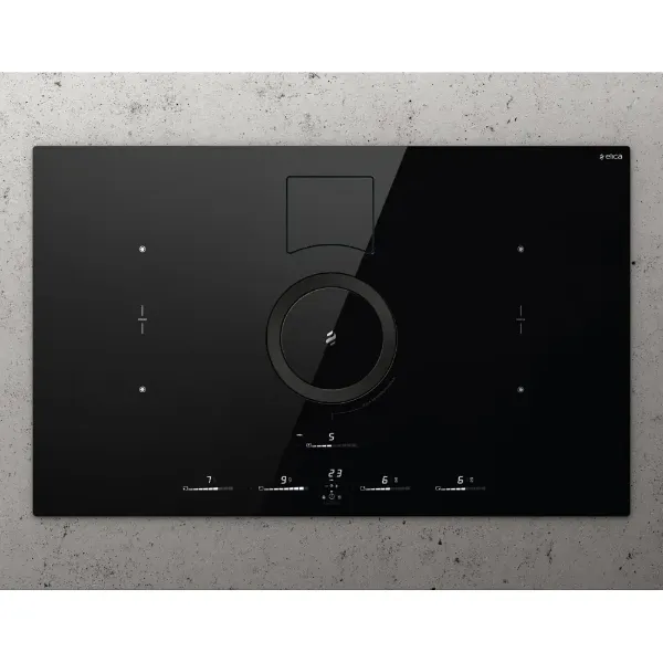 Elica NT-SWH-GLOW-RC NikolaTesla SWITCH GLOW 83cm Induction Hob in Black - Recirculating_main