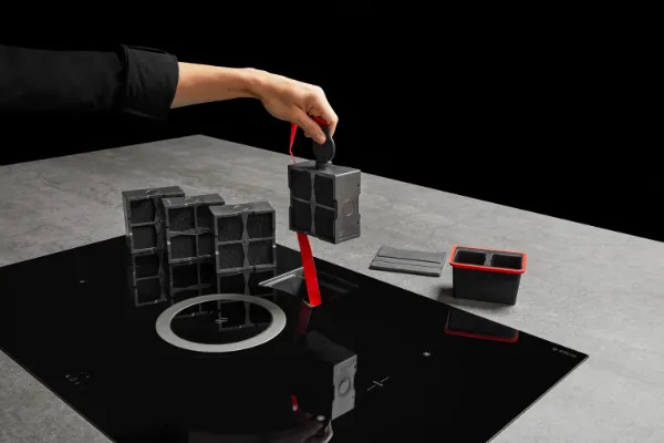 Elica NT-SWITCH-BLK-RC NikolaTesla Switch 83cm Black Induction Hob - Recirculating_filters