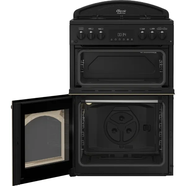 Leisure CLB60GCC 60cm Gas Cooker With Double Oven in Cream_interior