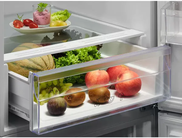 AEG ORC5S331EX Freestanding 5000 ColdSense 60/40 Split Fridge Freezer in Silver_drawer