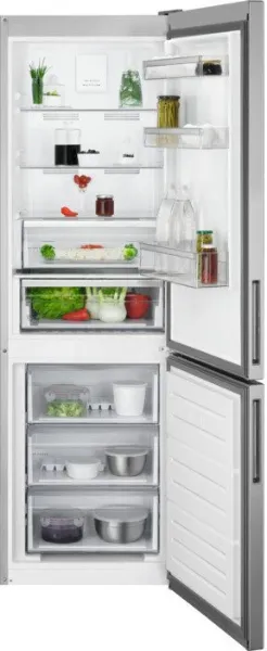 AEG RCB632E2MX 6000 TwinTech® Freestanding Frost Free Fridge Freezer in Stainless Steel_main