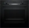Bosch HQA534BB3B 60cm Built-in Oven in Black with Steam Function_main