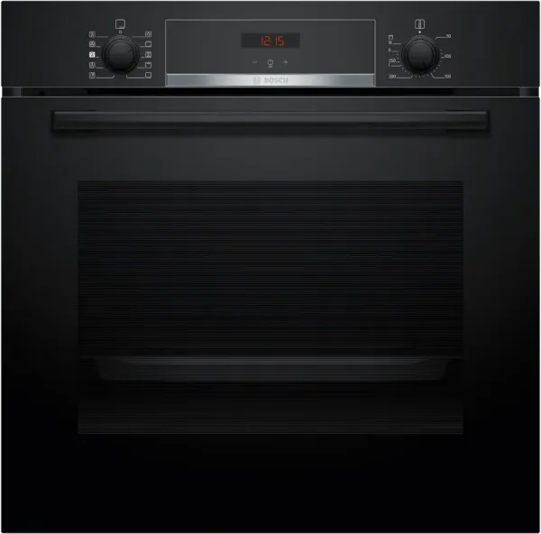 Bosch HQA534BB3B 60cm Built-in Oven in Black with Steam Function_main